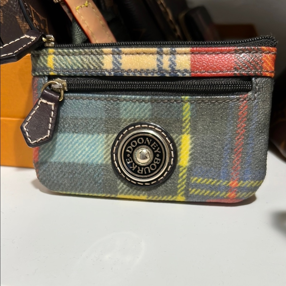 Dooney & Bourke Plaid Coin Purse